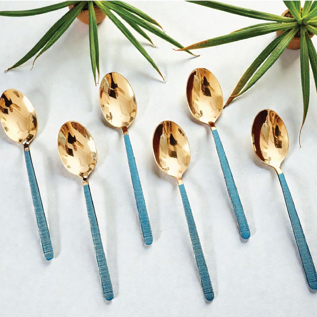 Premium Stainless Steel Table Spoon Set (6 Pcs)