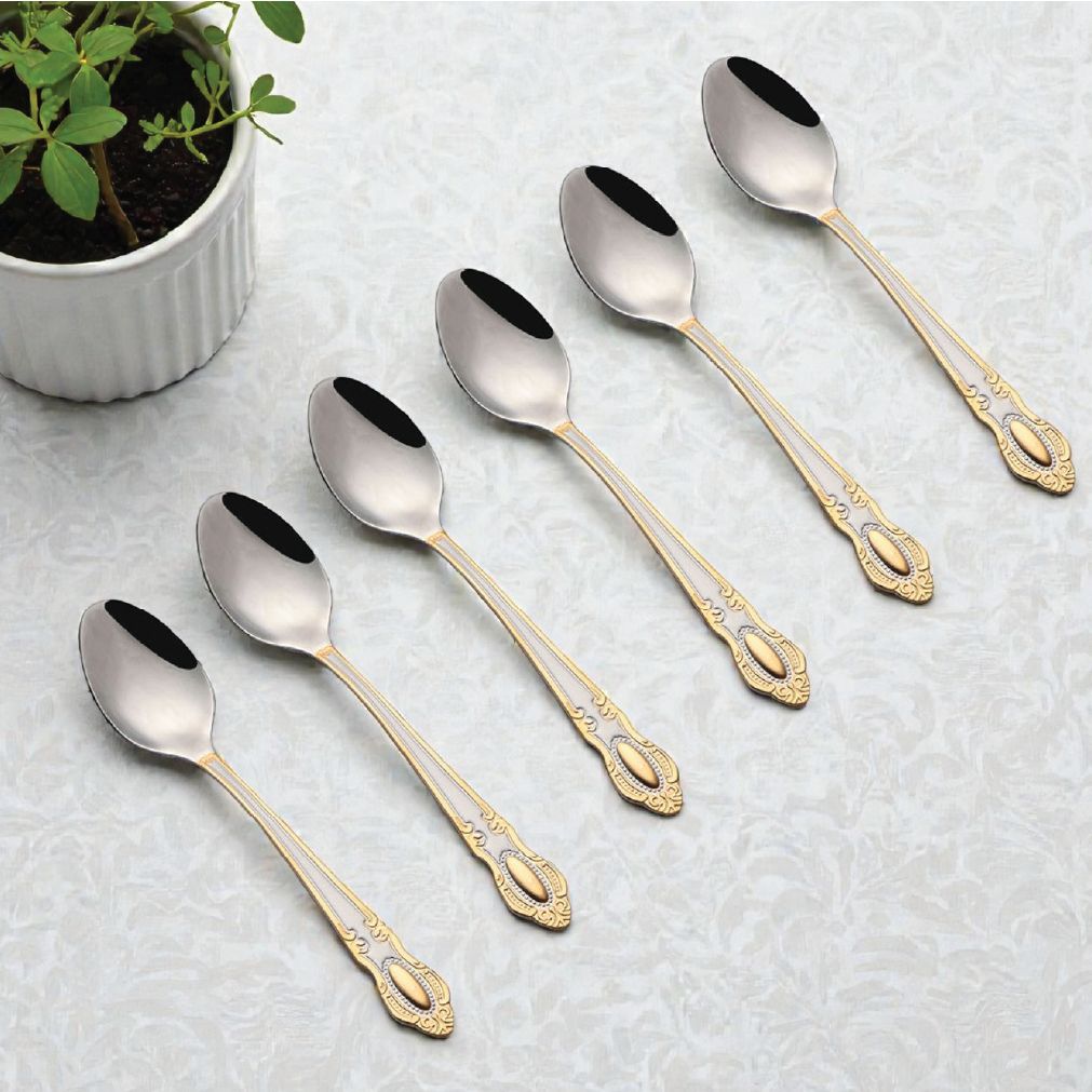 Royal Stainless Steel Tea Spoon Set (6 Pcs)