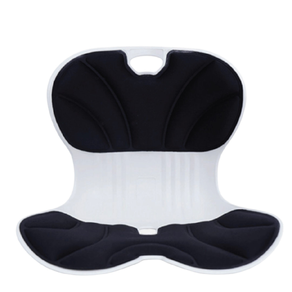 ErgoComfort Lumbar Support Cushion – Premium Memory Foam Back Support (Black)